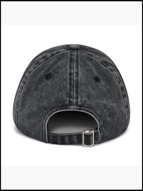 Washed Print Baseball Cap, 100% Cotton, One Size